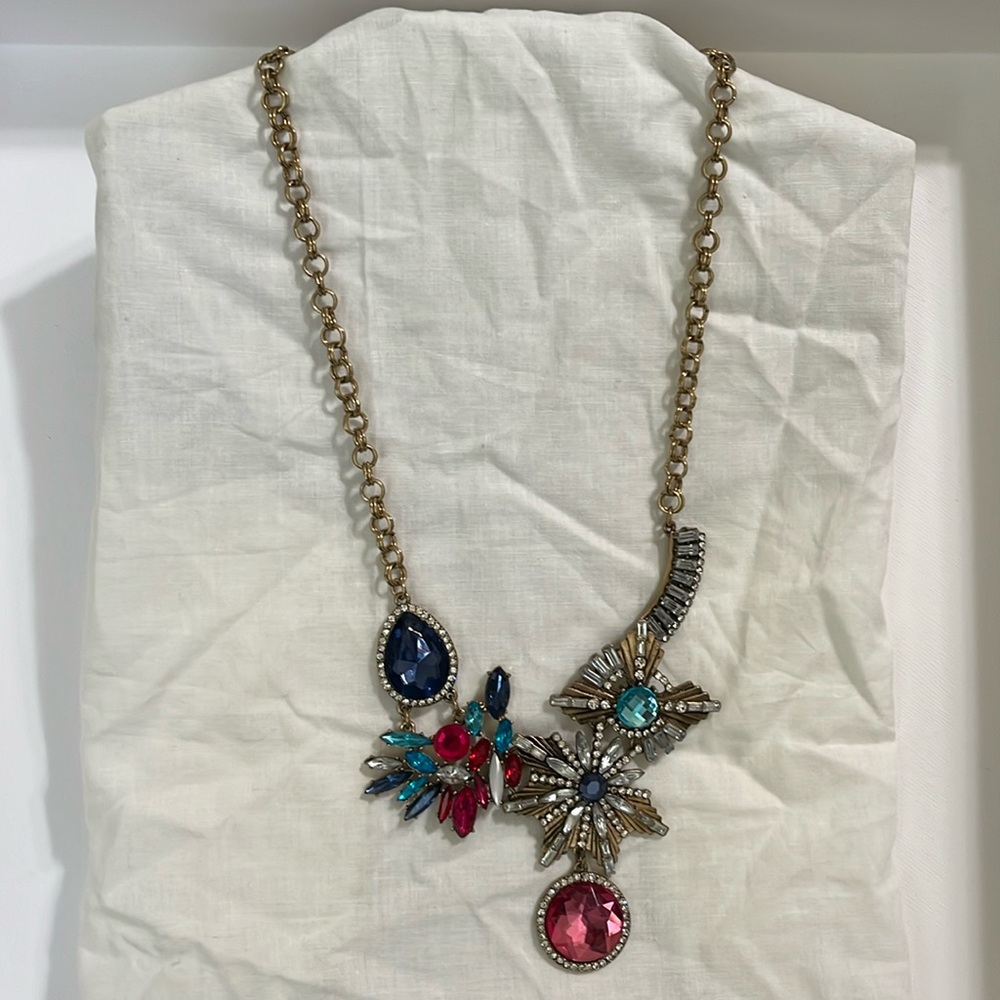 Multi-Colored Stone Necklace - image 1